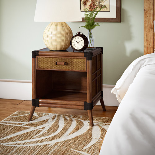 Bay Isle Home Lamont Wicker / Rattan Nightstand & Reviews Wayfair